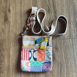 Coach Multicolor Patchwork Crossbody Bag